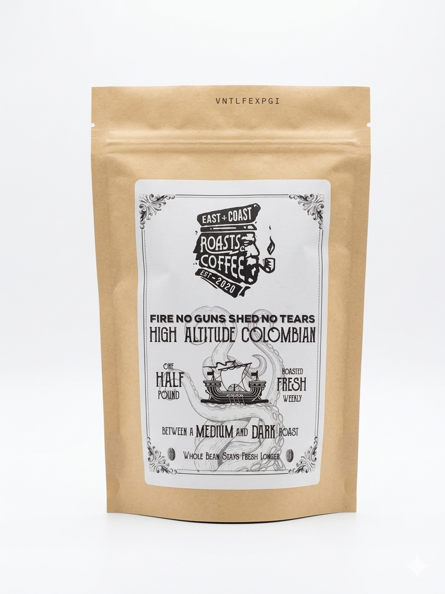 1/2 lb Fire No Guns Shed No Tears - PREMIUM SPECIALTY COFFEE